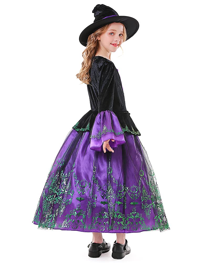 Seasons Girls Enchanting Witch Costume (M(8-10))