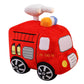Yonlit Soft Plush Fire Engine Stuffed Truck Toy Super Cute Rescue Vehicle Plushie Excellent Gifts For Kids Or Birthday Party 10 Inches (Fire Engine)