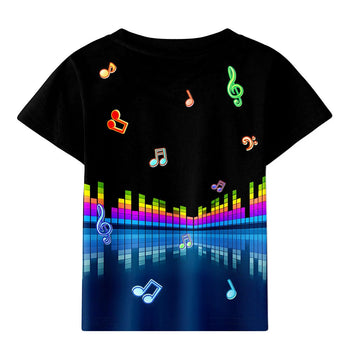 Ajajvoe Boys Girls Sprunki Pants Set Kids Sprunki Tee Shirt 2Pcs Novelty Short Sleeve Clothes Outfit Black