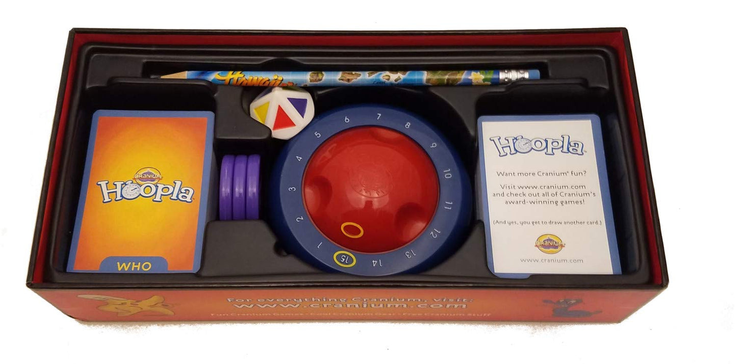 CRANIUM Hoopla Game - Cardboard, Model 101030000.100E, Fun Family Activity