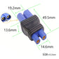 Woodguilin Ec5 Male Plug To Ec3 Female Connector Plug Adapter For Rc Lipo Battery Ec5 Plug To Ec3 Connection(2 Pack Ec5-Ec3)