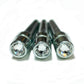 WE Games Chrome Cribbage Pegs with Austrian Crystals - Set of 3 - Crystal Clear