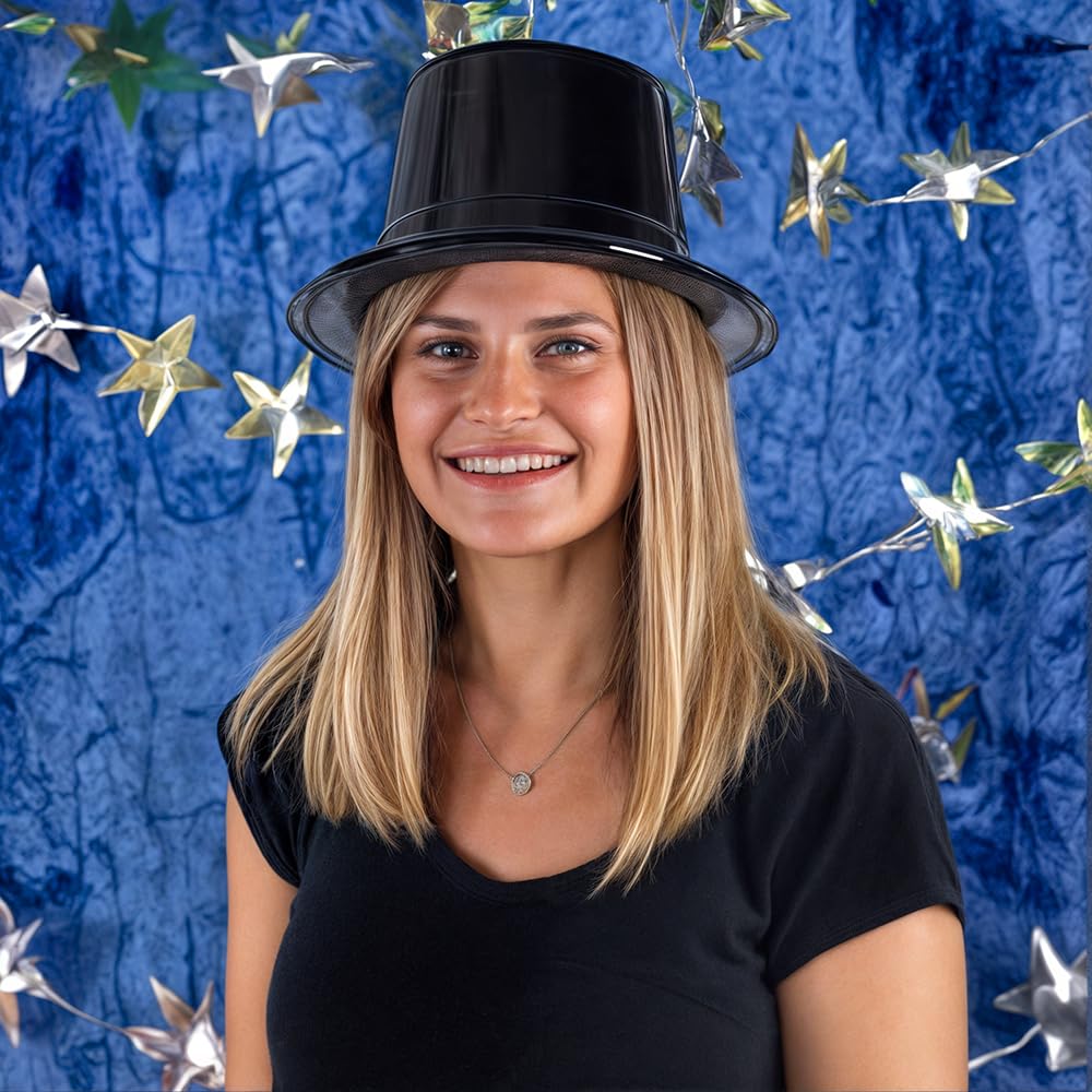 Tigerdoe Party Favors - 24 Pack - Magician Birthday Party Supplies,12 Magician Hats & 12 Magic Wands - Dress Up Costume Accessor