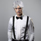 Fraiieon 1920S Old Man Costume Set For Kids - 100Th Day Of School Grandpa Cosplay Accessories (Wig, Glasses, Bow Tie, Suspenders