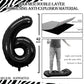 Goer Number 16 Balloons For 16Th Birthday Sweet 16 Party Decorations,42 Inch Jumbo Foil Helium 61 Balloons For 61St Birthday Party Decoration (Black)