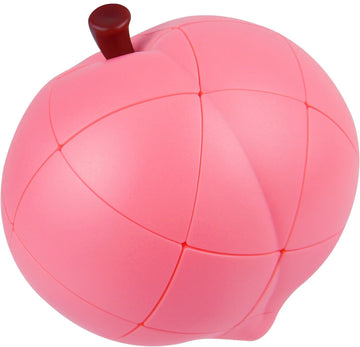 Kiditos 3X3 Peach Fruit Cube Puzzle Realistic Fruit Shape Toy Learning Cube SpecialShaped Twisty Puzzle Cube Antistress Educati