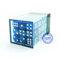 Bescon 12Mm 6 Sided Dice 36 In Brick Box, 12Mm Six Sided Die (36) Block Of Dice, Marble Blue