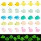 WOZADU 30 PCS Luminous Mini Resin Dinosaur Figurines for Dollhouse Decoration Tiny Resin Miniature Things for Fairy Garden Micro Landscaping Decoration Cake Toppers Decor
