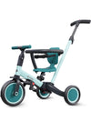 newyoo Toddler Push Tricycle - 5 in 1 Balance Bike, Carbon Steel, TR008, Green, Birthday Gift for 1-3 Year Olds