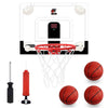 Cyfie Suction Cup Basketball Hoop, Indoor Mini Basketball Hoop With Scoreboard, Sound, 3 Balls For Kids Girls Boys