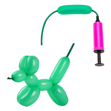 100Pcs 260 Balloons Long Balloons Animals Twisting Balloons Latex Balloon Garland For Birthday Wedding Party Decorations (Pine G