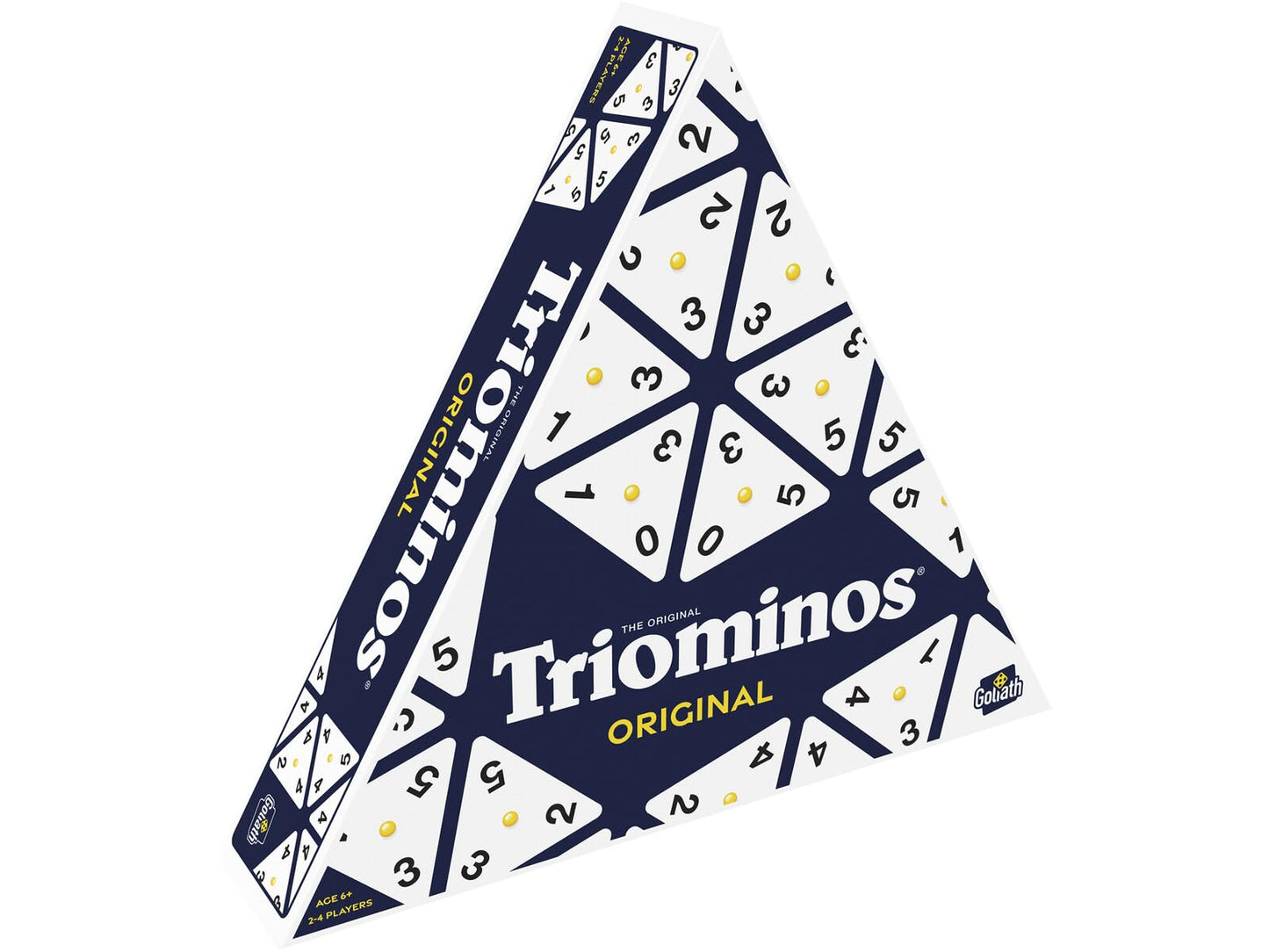 Goliath Triominos Original - Strategy and Puzzle Board Game for Families and Children Ages 6 and Up - Triangular Dominoes Game w