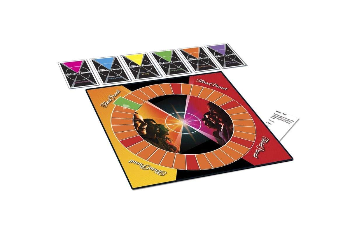 Trivial Pursuit Team Game - Multi-colored, One Size, Plastic, Model 3692