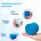 Captain Decor Blue Streamers - 6 Pack of 492ft Crepe Paper Rolls for Party Decorations (1.8 inch x 82 ft/Roll)