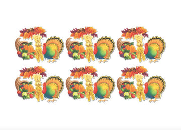 Beistle 24-Pack Decorative Thanksgiving Cutouts, 14-Inch