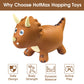 Hotmax Dinosaur Bouncy Hopper Toys, Bouncy Horse For Toddlers, Inflatable Ride On Bouncy Animals, Bouncing Triceratops For Kids, Birthday Gift For 18 Months 2 3 4 Year Old Boy Or Girl(Brown)