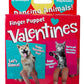 Playhouse Dancing Animals Finger Puppets 28 Card Valentine Exchange Box For Kids