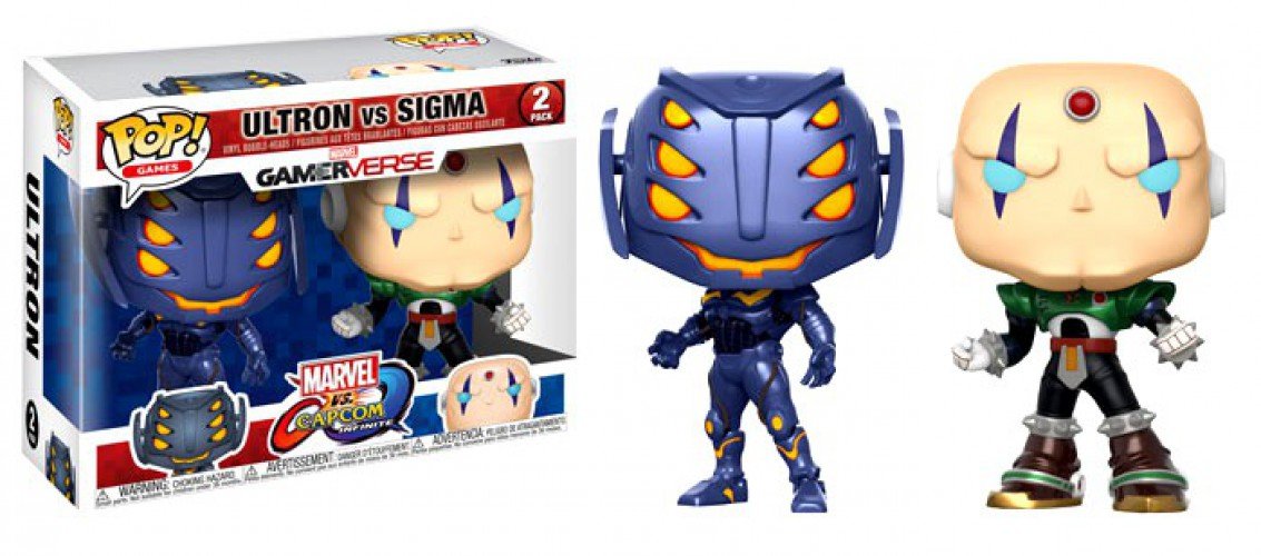 Funko Pop! Tv: Marvel Vs Capcom - Ultron Vs Sigma Collectible Figure