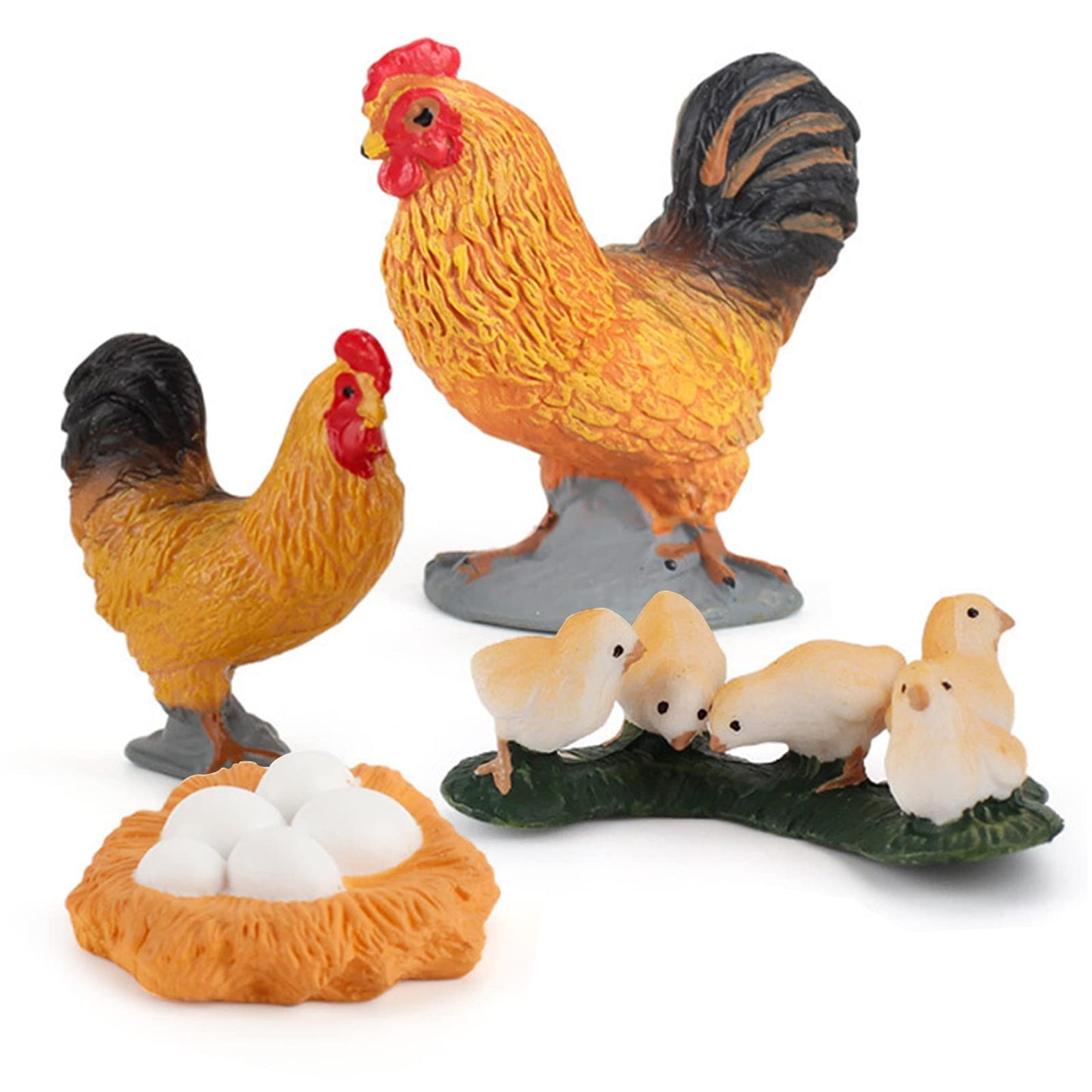 Life Cycle Of Chicken Toys Realistic Farm Animals Life Cycle Figurines Set Preschool Animals Figures Eduactional Project Diorama