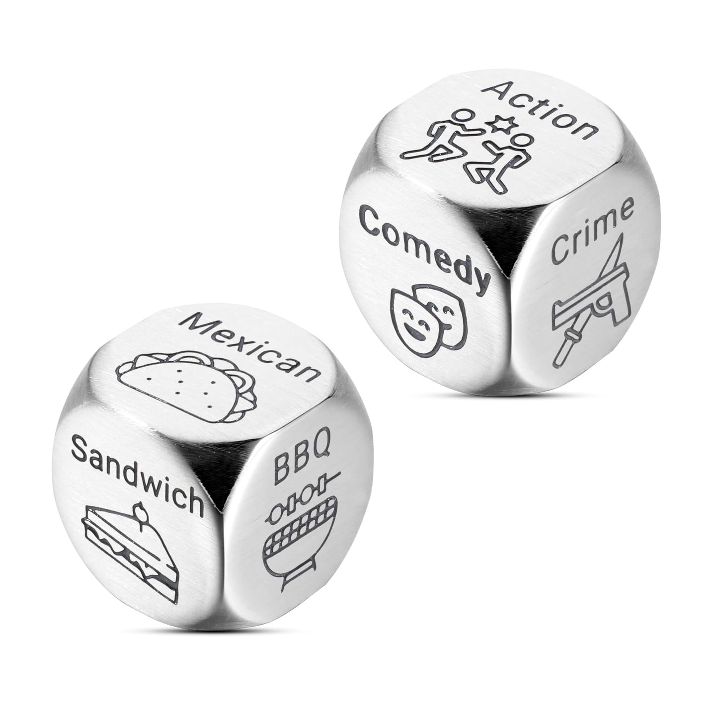 Food Dice, Valentines Day Gifts For Her Him, Girlfriend Boyfriend Valentines Day Gifts, Wife Husband Valentines Day Gifts, Food