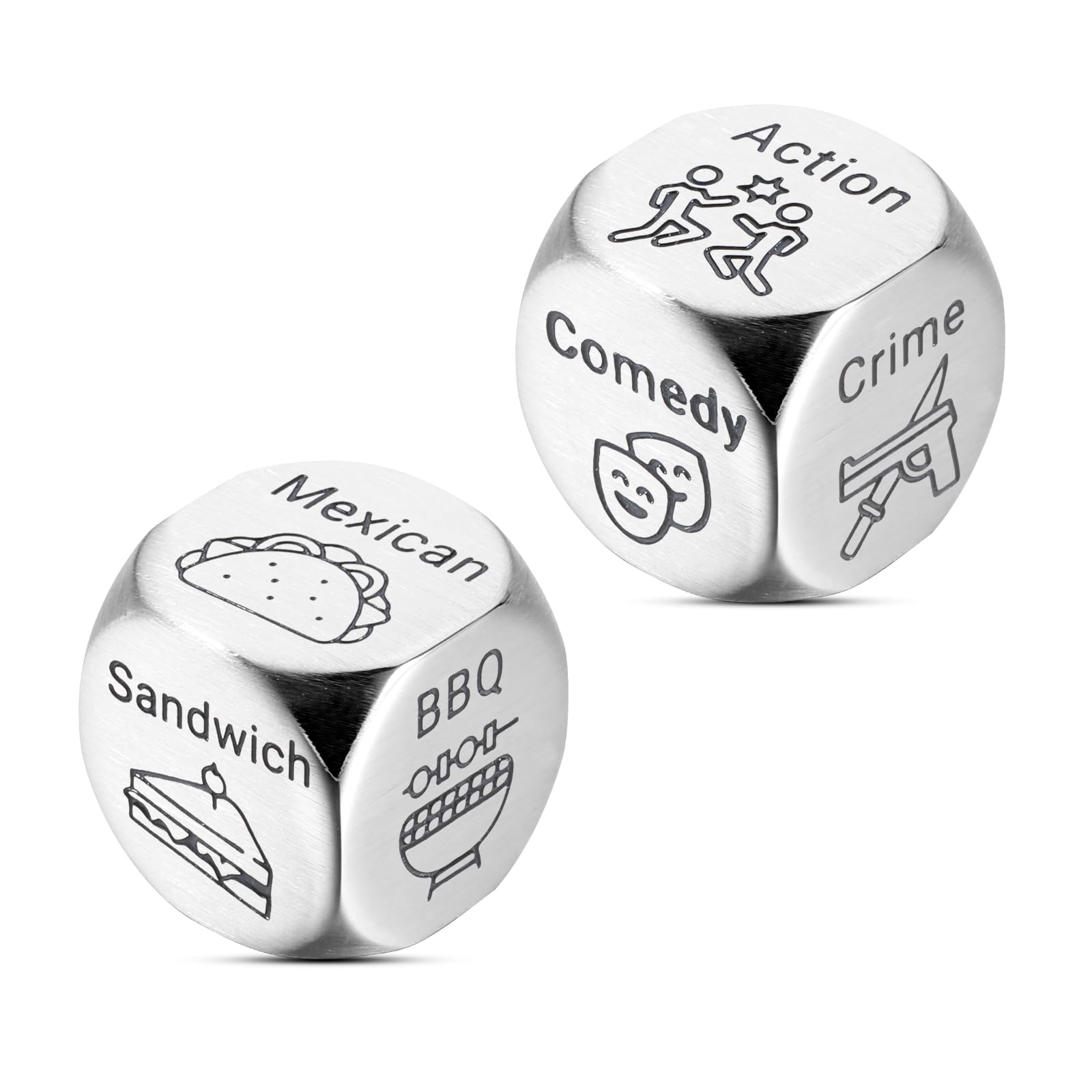 Food Dice, Valentines Day Gifts For Her Him, Girlfriend Boyfriend Valentines Day Gifts, Wife Husband Valentines Day Gifts, Food