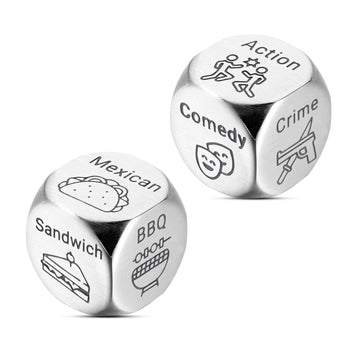 Food Dice, Valentines Day Gifts For Her Him, Girlfriend Boyfriend Valentines Day Gifts, Wife Husband Valentines Day Gifts, Food