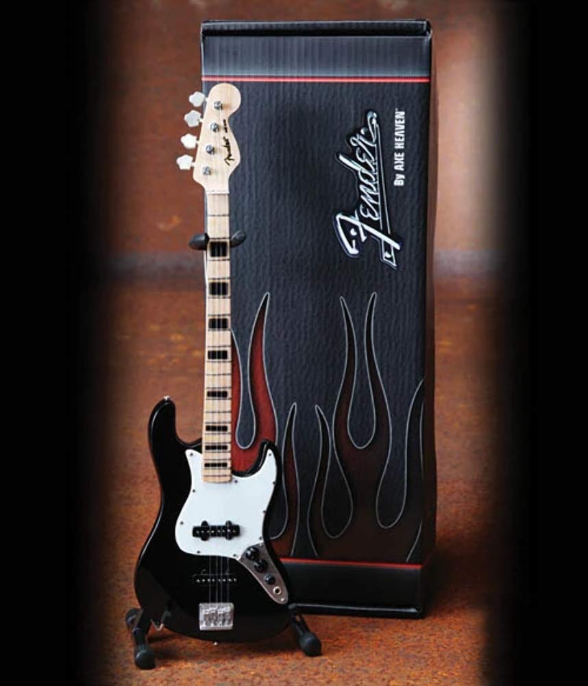 Axe Heaven Fj-003 Licensed Fender Jazz Bass Black Inlay