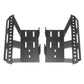 KYX Racing Metal Side Step Running Boards Foot-Plate w/Receiver Box for RC Car Axial SCX10 II 90046 90047 313mm Cherokee Body