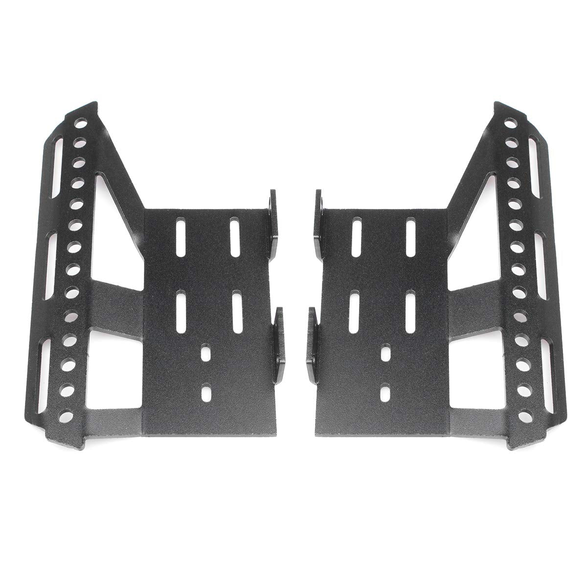 KYX Racing Metal Side Step Running Boards Foot-Plate w/Receiver Box for RC Car Axial SCX10 II 90046 90047 313mm Cherokee Body