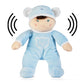 Genius Baby Toys My First Boy Doll - Soft Blue Cotton Doll with Rattle, No Hard Parts, Model GB-54, Perfect Gift for Babies