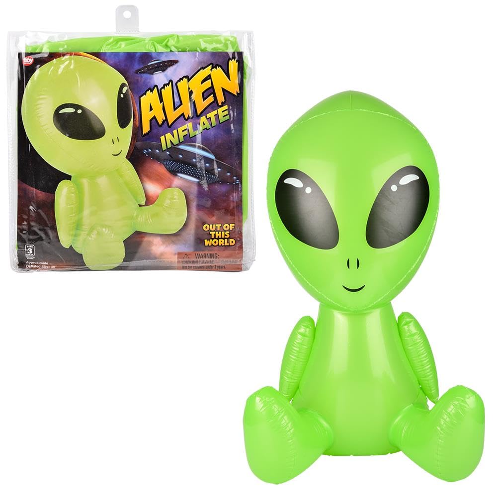 Rhode Island Novelty 38 Galactic Alien Inflate 1 Piece