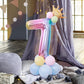Duile 32''Large Size Rainbow Number 1 Balloon Set Children'S Birthday Party Aluminum Foil Balloon Set (7)