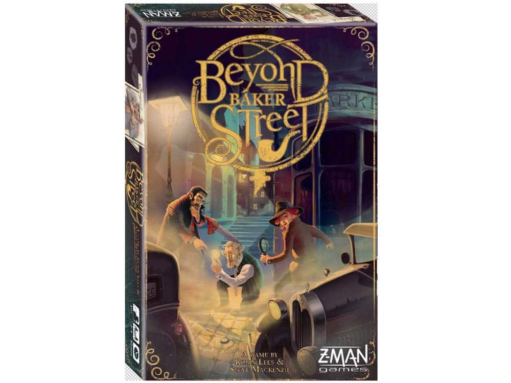 Z-Man Games Beyond Baker Street Board Game - One Size, Black, Cardboard, Model ZM7670