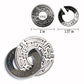 Mhy 3 Pieces Brain Teasers Metal Puzzles