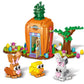 Jarsant Easter Bunny Carrot House Building Set, 2 Rabbits, Chick, Colorful Easter Egg and Basket Toy, Brickheadz Pets Building B
