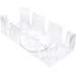 Brybelly advanced Rotating Card Deck Tray | Standard Sized Playing Cards | Rotates in Any Direction | Clear | 9 Deck Tray