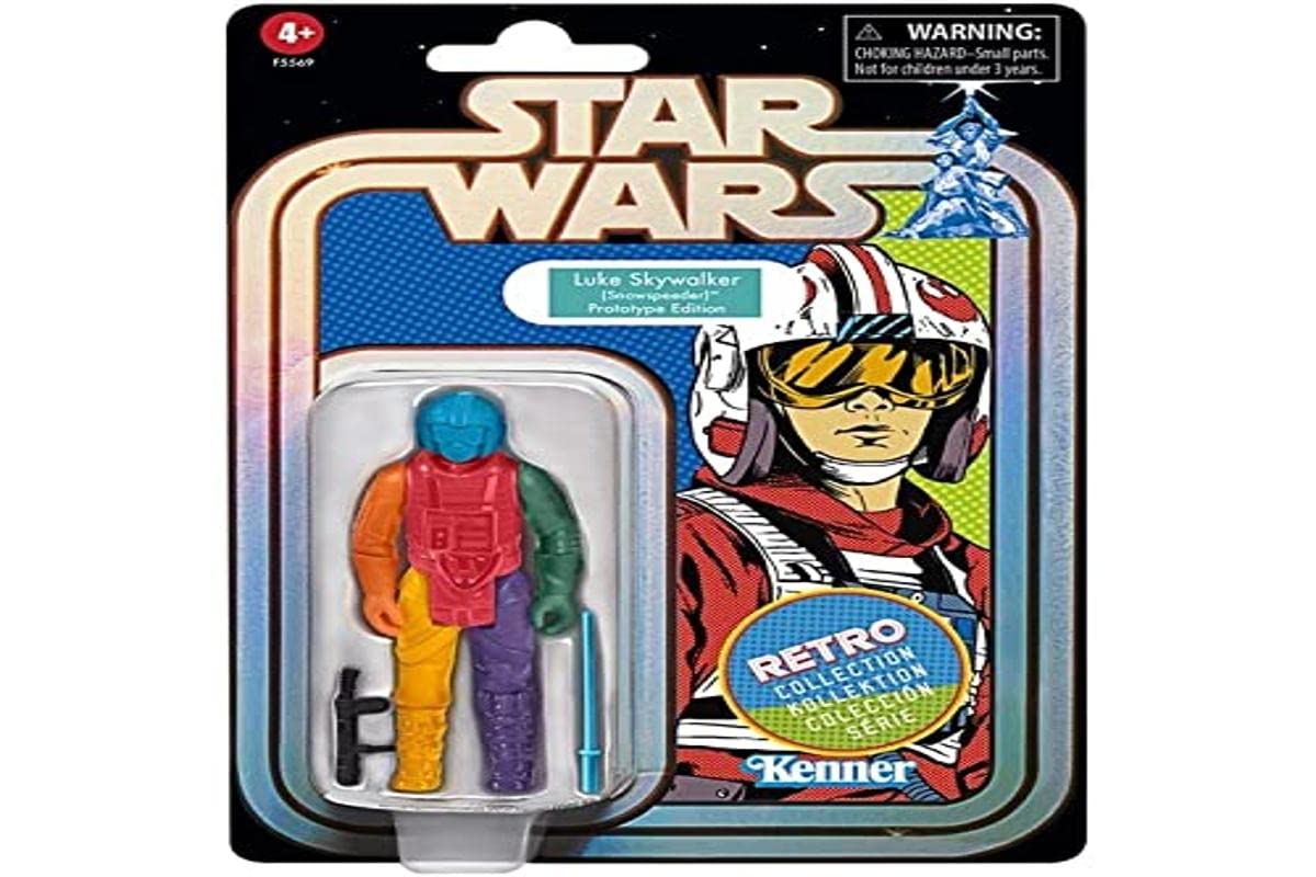 Hasbro Star Wars - Luke Skywalker Snowspeeder - Figurine Retro Coll. 10Cm