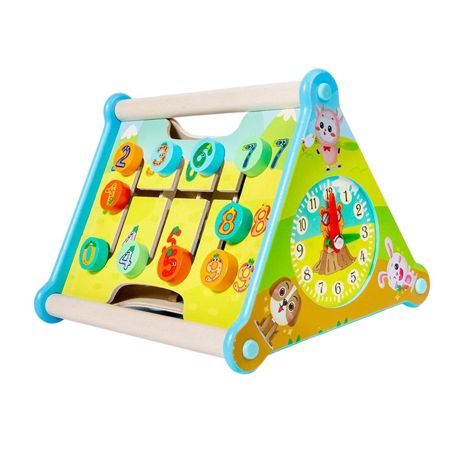 Ilsmysutra Toddlers Activity Cube Triangle Sensory Toys For Girls Toddlers Age 46 Boys