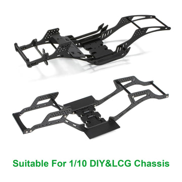 AMK 1/10 Transmission 30% OD Transfer Case Forward Motor Mount with Delrin Spur Gear for 1/10 RC Crawler Axial SCX10 II Element