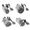 AUSEM 4pcs TechnicMotor PowerFunctions Set Compatible with Major Brands TechnicParts MMotor8883 LMotor88003 XLMotor8882