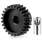 Brkrc Steel 32P 5Mm Pinion Gear 25T 26T 28T 29T 30T 31T 32T 33T 34T 35T 36T 37T 38T Motor Gears For 1/10 1/8 Rc Car Parts (25T)