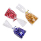 200 Clear Plastic Cello Bags 4x9 with 4 Twist Ties 6 Mix Colors - 1.4 mils Thick OPP Cellophane Treat Bags for Gift Wrapping Pac