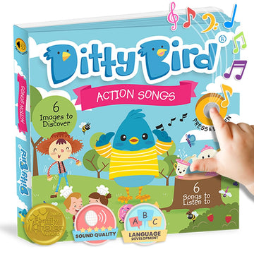 Ditty Bird Musical Books For Toddlers | Fun Children'S Nursery Rhyme Book | Im A Little Teapot Book With Sound | Interactive Tod