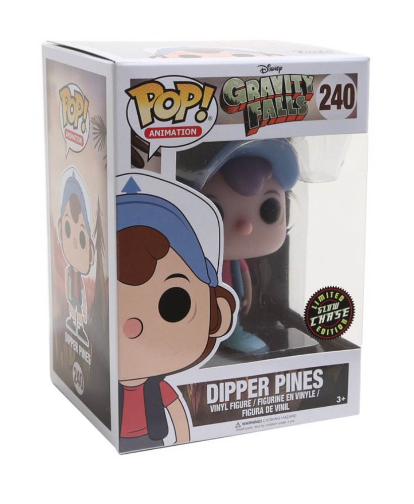 Funko POP! Vinyl Figure - Gravity Falls Dipper Pines, 3.75" Variant Chase, Green