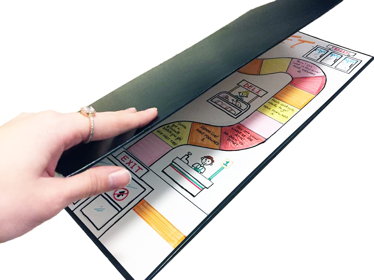 One Blank Game Board (1 Single Fold Game Board (18' X 18') Create Your Own Board Game, Diy Board Game, Family Board Games