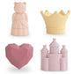 Mushie Princess Bath Toys Play Set For Toddlers | 100% Food Grade Silicone | Mold Free, Pack Of 4