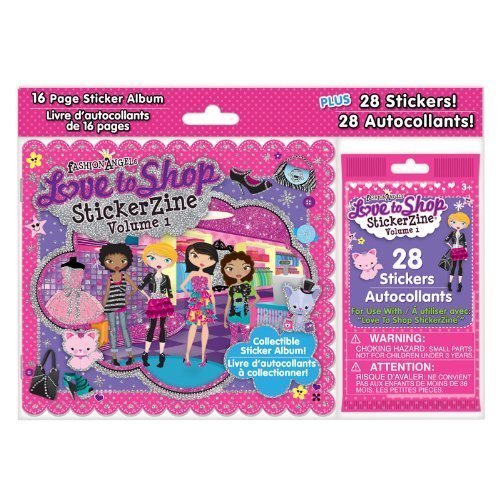 Fashion Angels Love to Shop StickerZine - Volume 1