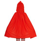 Dxhycc Hooded Cloak Cape Unisex Halloween Cloak For Halloween Christmas Role Play Cosplay Costume, Red