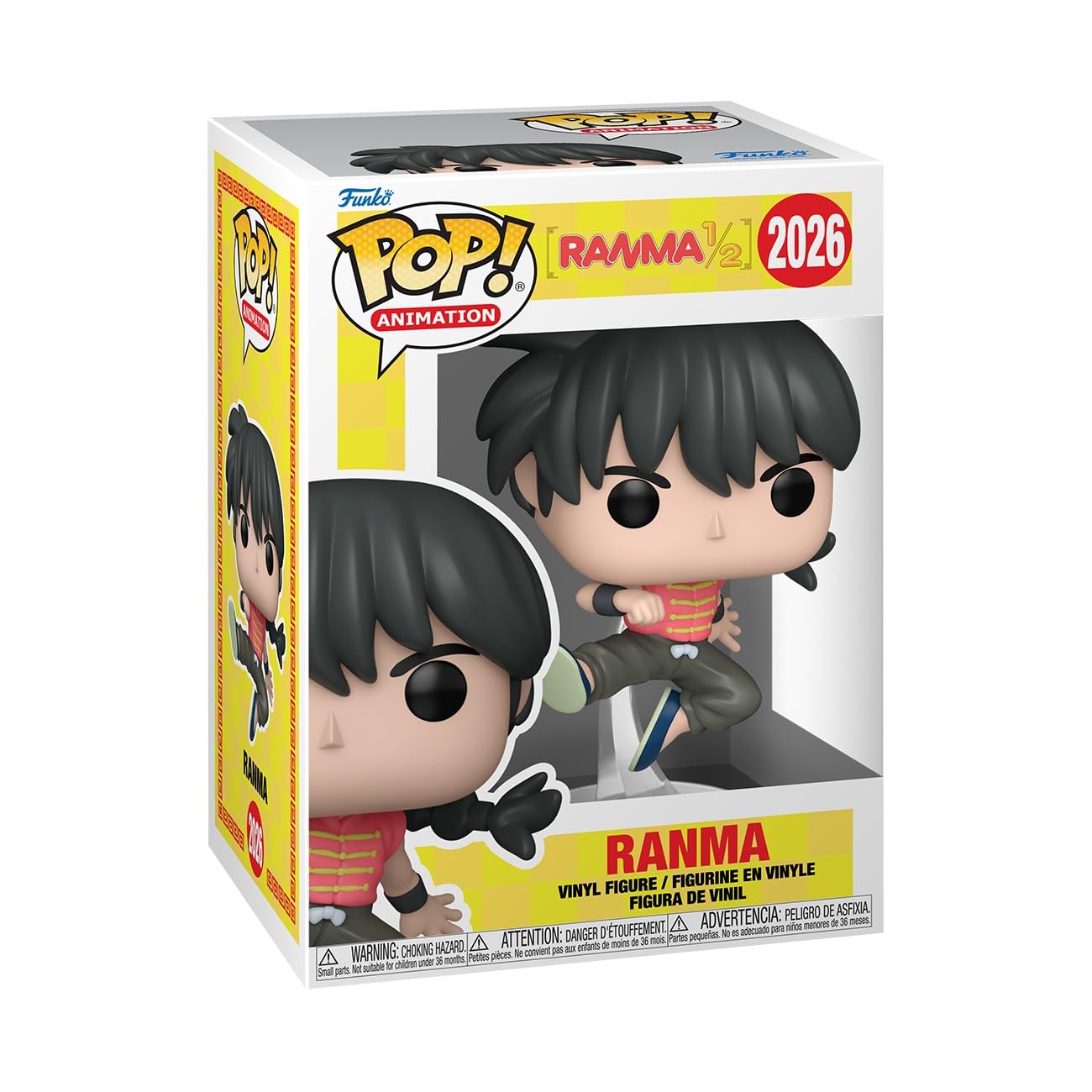 Funko Pop! Animation: Ranma 1/2 - Ranma - 1/6 Odds for Rare Chase Variant - Collectable Vinyl Figure - Gift Idea - Official Merchandise - Toys for Kids & mature-themeds - Anime Fans