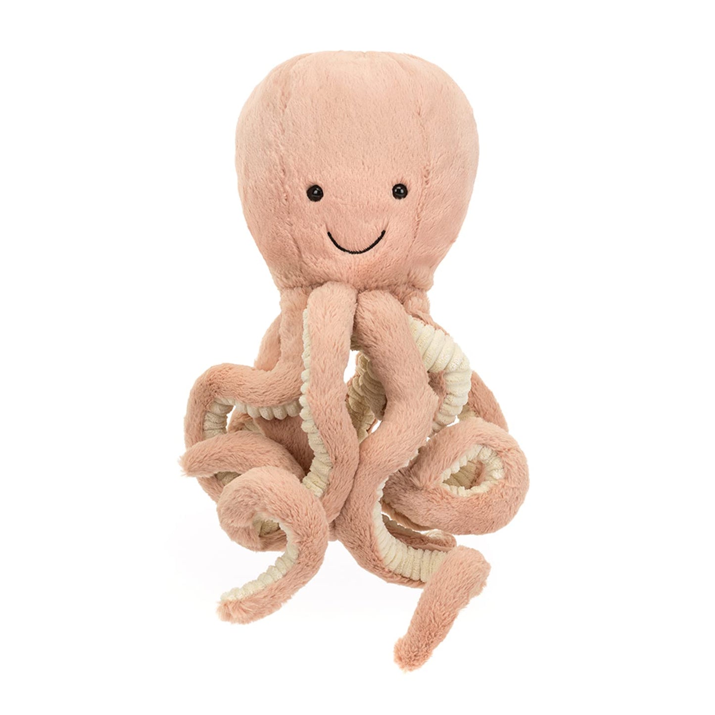 Jellycat Odell Octopus Stuffed Animal - Large 18.5 Brown Plush Toy for Kids - Perfect Ocean-Themed Gift